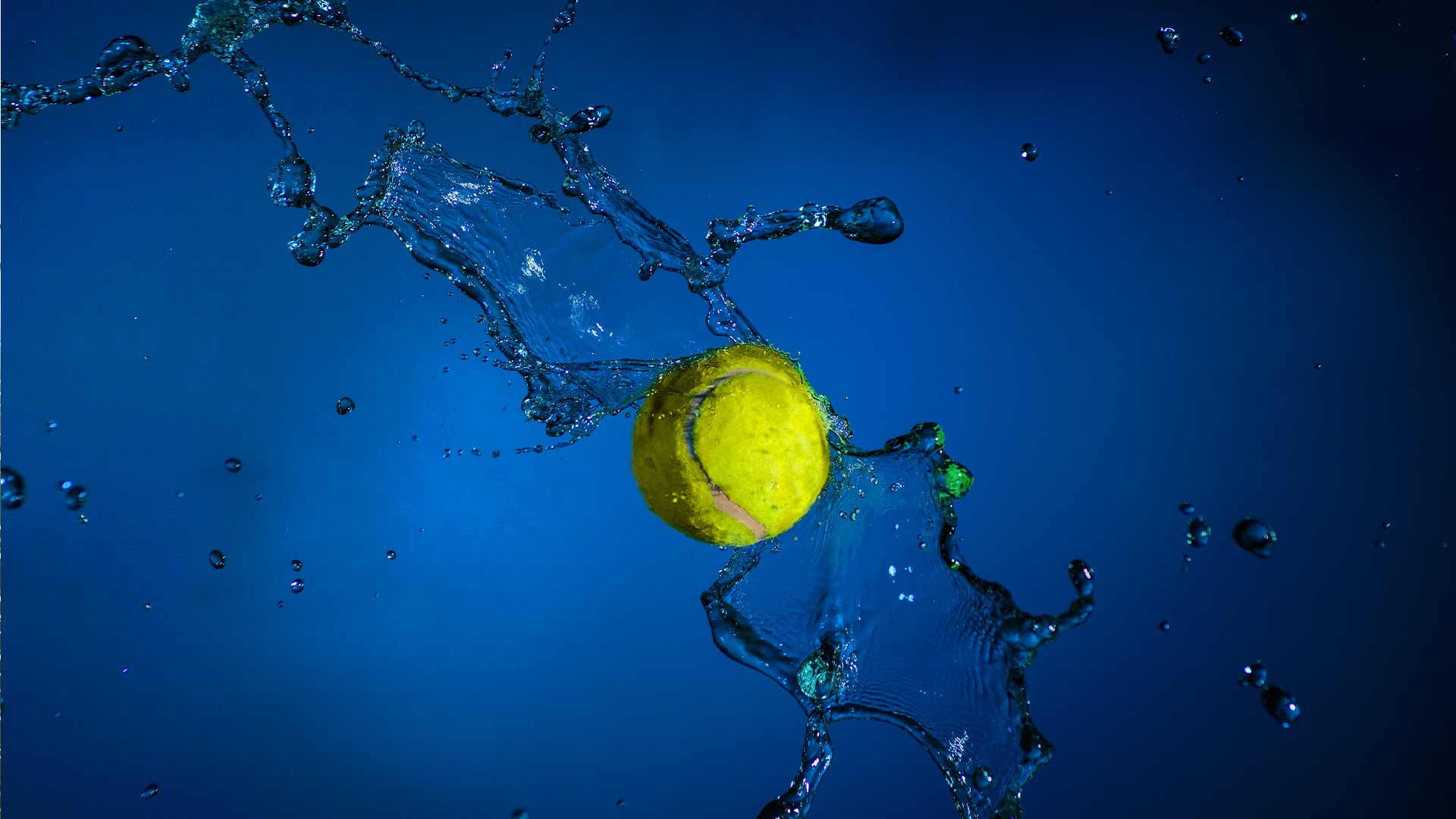 Ball Bounce on a Grass Tennis Court