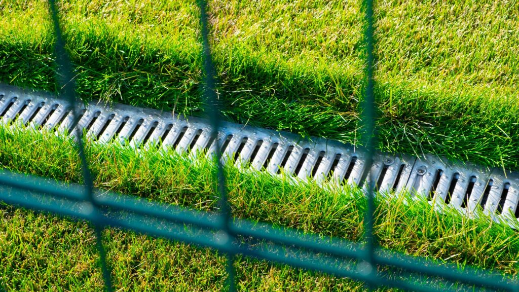 Lawn Tennis Grass Court Drainage System